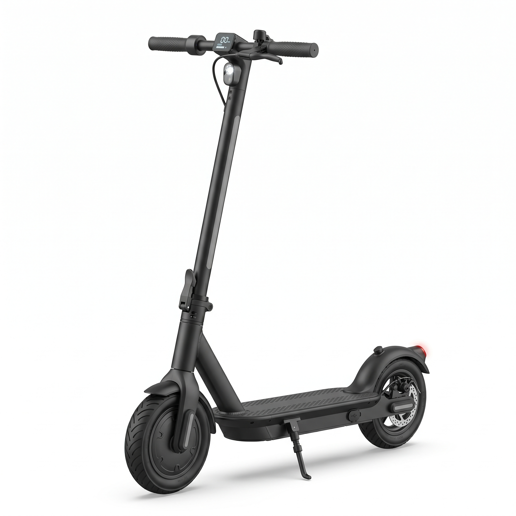 VoltDrive Electric Commuter Scooter, 350W Brushless Motor, 40km Range, 10-inch Pneumatic Tires