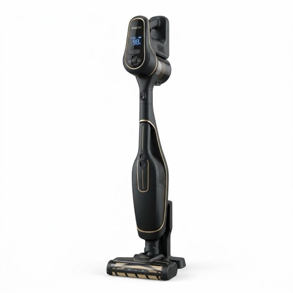 KINETIC PowerStick Cordless Vacuum Cleaner, High-Performance Suction, Matte Black Finish