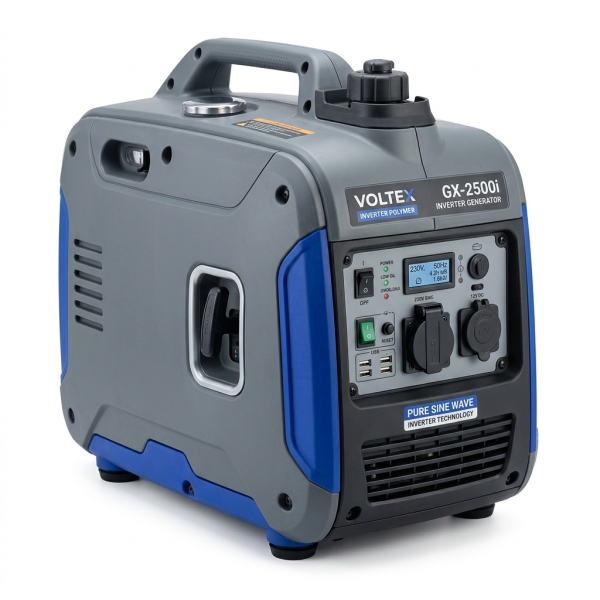 LumenPower AeroFlow 2200i Inverter Petrol Generator, 2.2kW, Pure Sine Wave, Ultra-Quiet SilentCore Technology