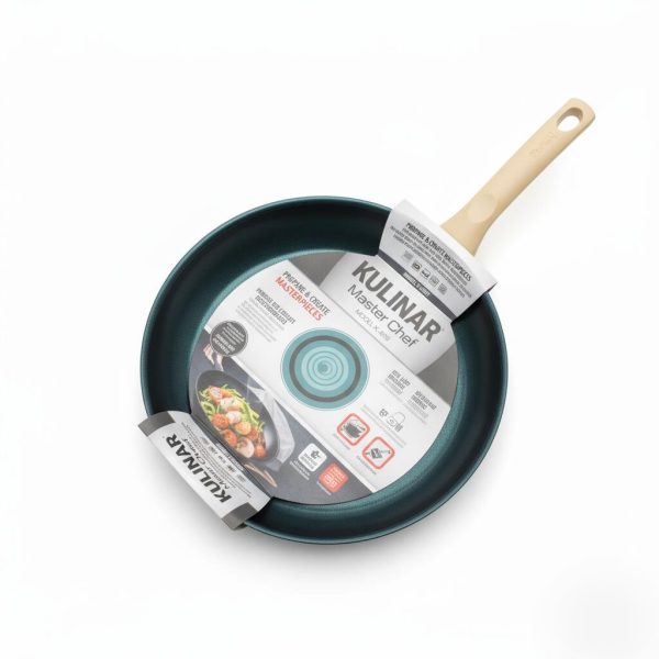 KULINAR MasterChef Collection Non-Stick Frying Pan, Induction-Ready, Dark Teal