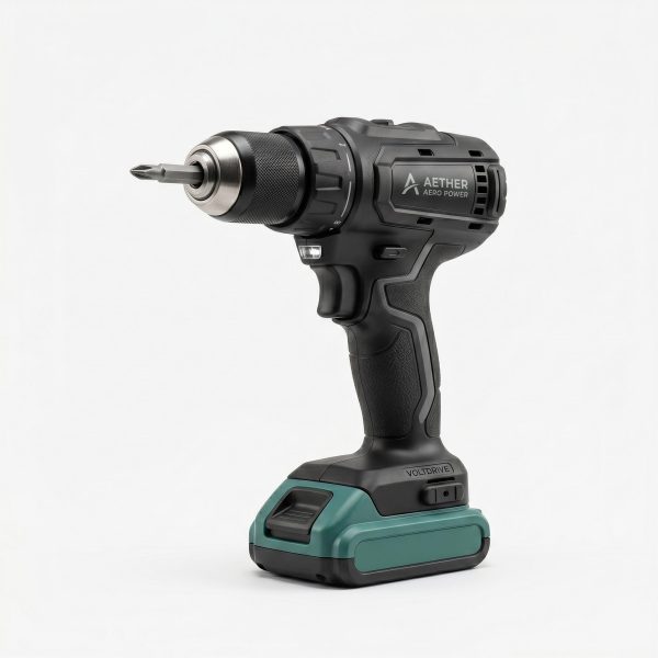 Aether Aero Power Cordless Brushless Drill Driver, 18V, 45Nm Torque, 2.0Ah Li-ion Battery