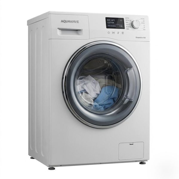AQUAWAVE Streamline 900 Smart Washing Machine, SteamSense Technology, IntelligentDose, SilentDrive Motor